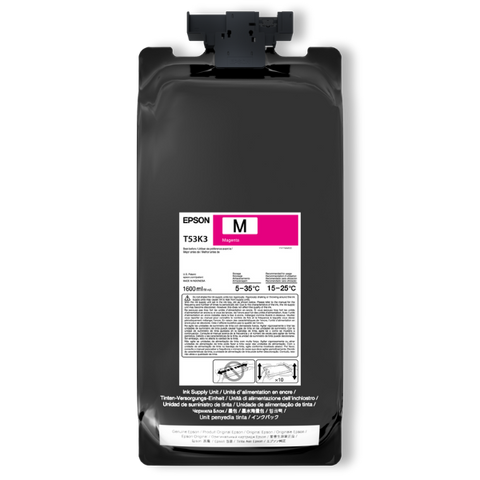 Epson UltraChrome DS Magenta Ink 1.6 Liter for SureColor F6470, F6470H (2 Pack)