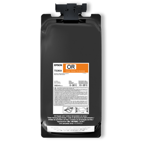 Epson UltraChrome DS Orange Ink 1.6 Liter for SureColor F6470H, F9570H (2 Pack) - Image Pro International