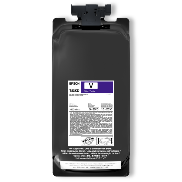 Epson UltraChrome DS Violet Ink 1.6 Liter for SureColor F6470H, F9570H (2 Pack) - Image Pro International