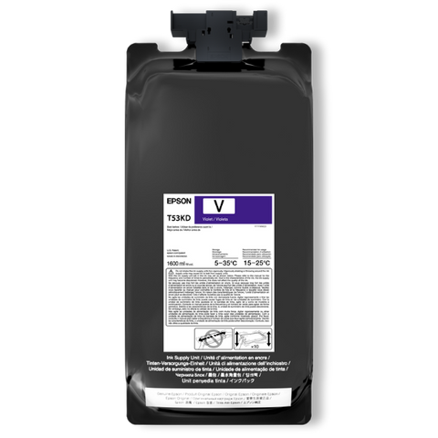 Epson UltraChrome DS Violet Ink 1.6 Liter for SureColor F6470H (2 Pack)