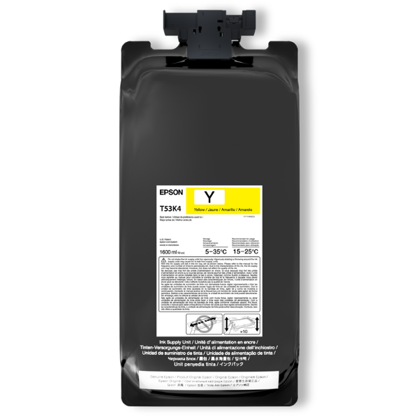 Epson UltraChrome DS Yellow Ink 1.6 Liter for SureColor F6470, F6470H, F9570, F9570H (2 Pack) - Image Pro International