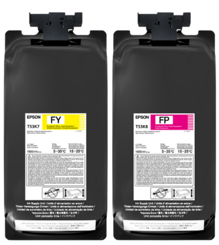 Epson UltraChrome DS Initial Ink Pack Fluorescent Yellow and Pink for SureColor F6470H