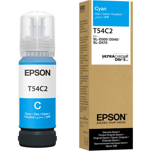 Epson UltraChrome T54C Cyan Ink Bottle for SureLab D570