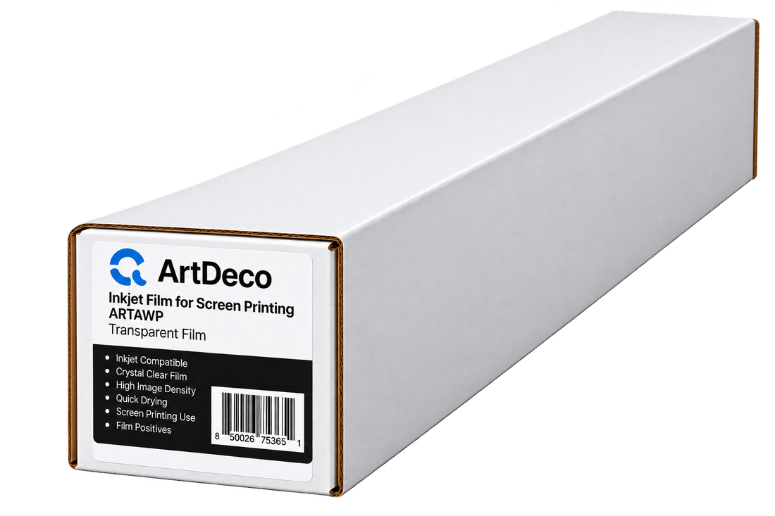 ArtDeco Waterproof Inkjet Film for screen printing in 24" x 100'
