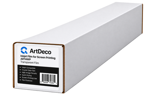 ArtDeco Waterproof Inkjet Film for screen printing in 44" x 100'