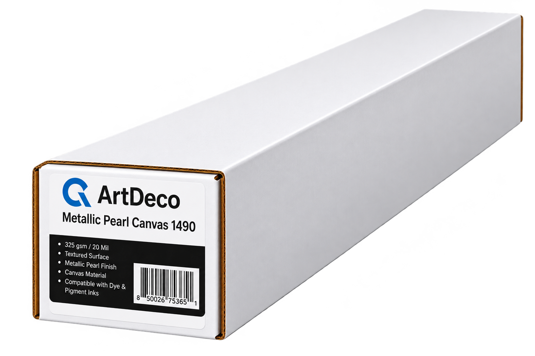 ArtDeco 22.5 Mil Canvas Metallic Pearl in 17"x40'