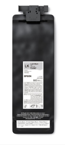 Epson T51N720, 800 mL LT Black ink pack UltraChrome GS3 Eco-Solvent for SureColor S7170, S8170, S9170 (Copy)