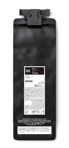 Epson T51N120, 800 mL Black ink pack UltraChrome GS3 Eco-Solvent for SureColor S7170, S8170, S9170 - Image Pro International
