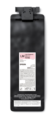 Epson T51N420, 800 mL Light Magenta ink pack UltraChrome GS3 Eco-Solvent for SureColor S7170, S8170, S9170