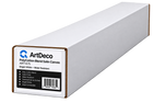 ArtDeco 21 Mil PolyCotton Blend Bright White Water Resistant Satin Canvas in 24" x50'