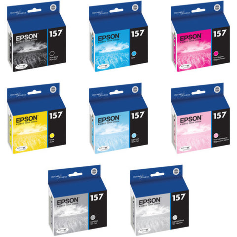 Epson 157 Eight Ink Cartridge Kit with Photo Black - Image Pro International