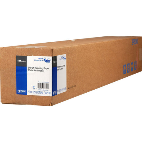 Epson Proofing White Semimatte Inkjet Paper (36" x 100' Roll) - Image Pro International