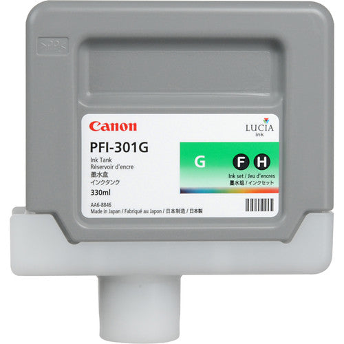 Canon PFI-301G Green Ink Tank (330mL) - Image Pro International