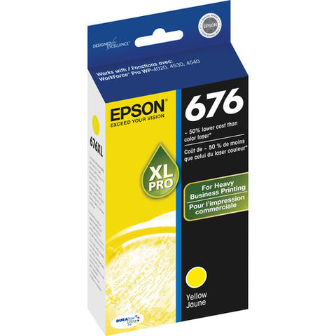 Epson 676XL Yellow Ink Cartridge - Image Pro International