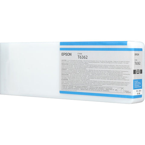 Epson T636200 Cyan UltraChrome HDR Ink Cartridge (700 mL) - Image Pro International