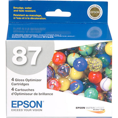 Epson 87 Gloss Optimizer Ink Cartridge (4-Pack) - Image Pro International