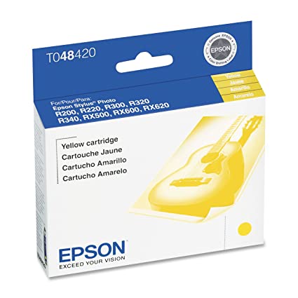 Epson Yellow Ink Cartridge for Stylus Photo R200, R220, R300, R320, R340 & RX500, RX600, RX620 Printers - Image Pro International
