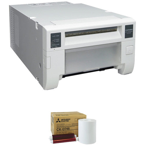Mitsubishi CP-D70DW Dye Sublimation Photo Printer and Media Kit