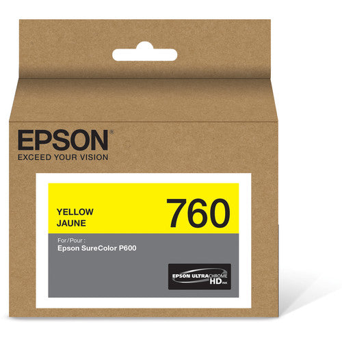 Epson T760 Yellow Ultrachrome HD Ink Cartridge - Image Pro International
