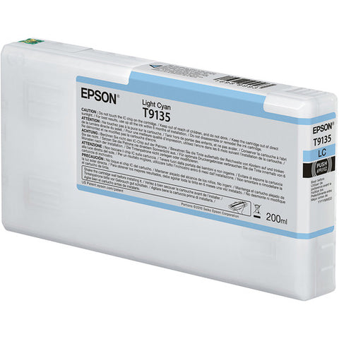Epson T9135 UltraChrome HDX Light Cyan Ink Cartridge (200 mL) - Image Pro International