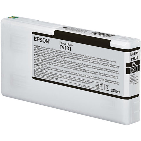 Epson T9131 UltraChrome HDX Photo Black Ink Cartridge (200 mL) - Image Pro International