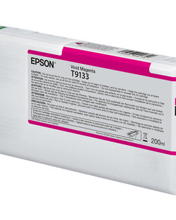 Epson T9133 UltraChrome HDX Vivid Magenta Ink Cartridge (200 mL) - Image Pro International