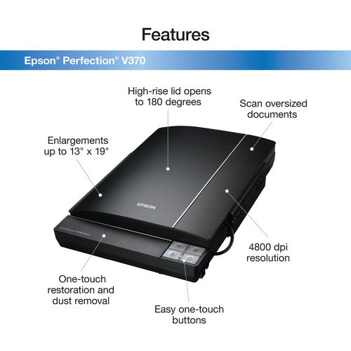pludselig omvendt korrekt Epson Perfection V370 Scanner – Image Pro International