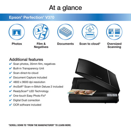pludselig omvendt korrekt Epson Perfection V370 Scanner – Image Pro International