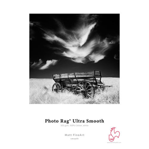hahnemuhle Photo Rag Ultra Smooth Matte FineArt Paper (44" x 39' Roll) - Image Pro International