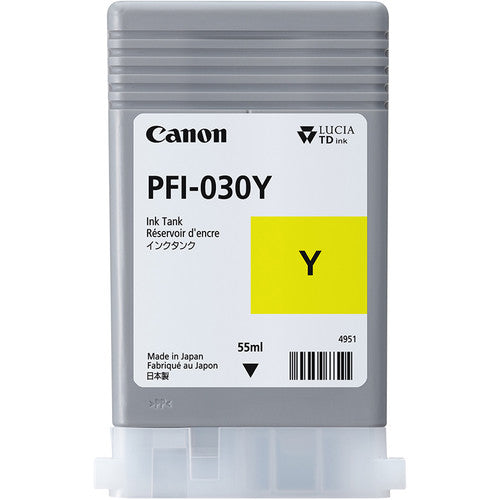 Canon PFI-030 Yellow Ink Tank (55mL) - Image Pro International