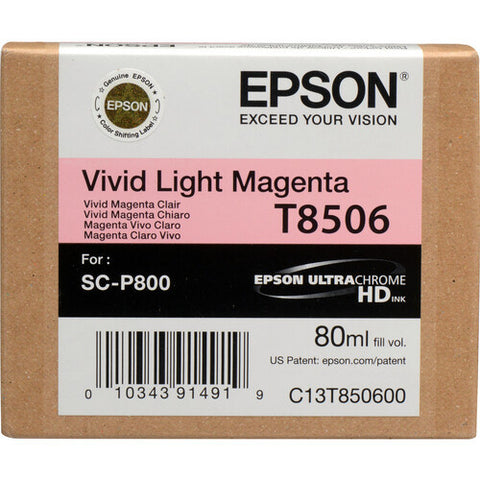 Epson T850600 UltraChrome HD Vivid Light Magenta Ink Cartridge (80 ml) - Image Pro International