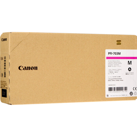 Canon PFI-707M Magenta Ink Cartridge (700 mL) - Image Pro International